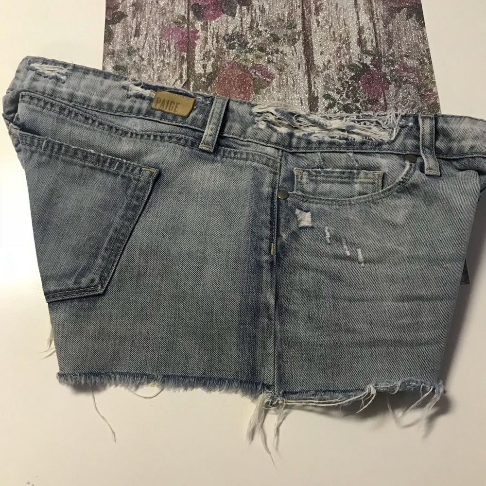 Distressed Paige shorts
